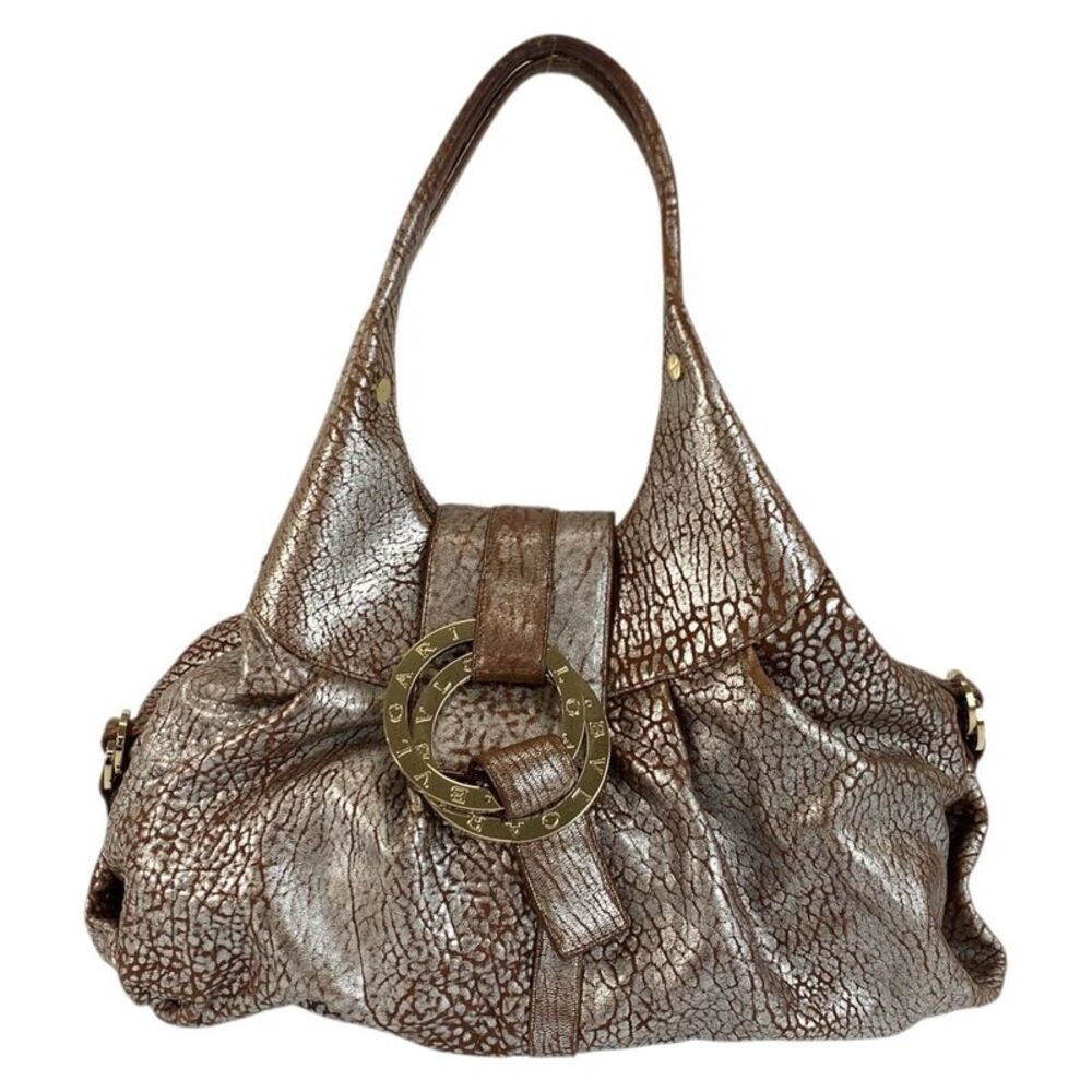 BVLGARI Chandra Leather Handbag